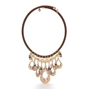 RUBY RD. Gold-Tone Coconut Cove Beaded Coil Choker Necklace